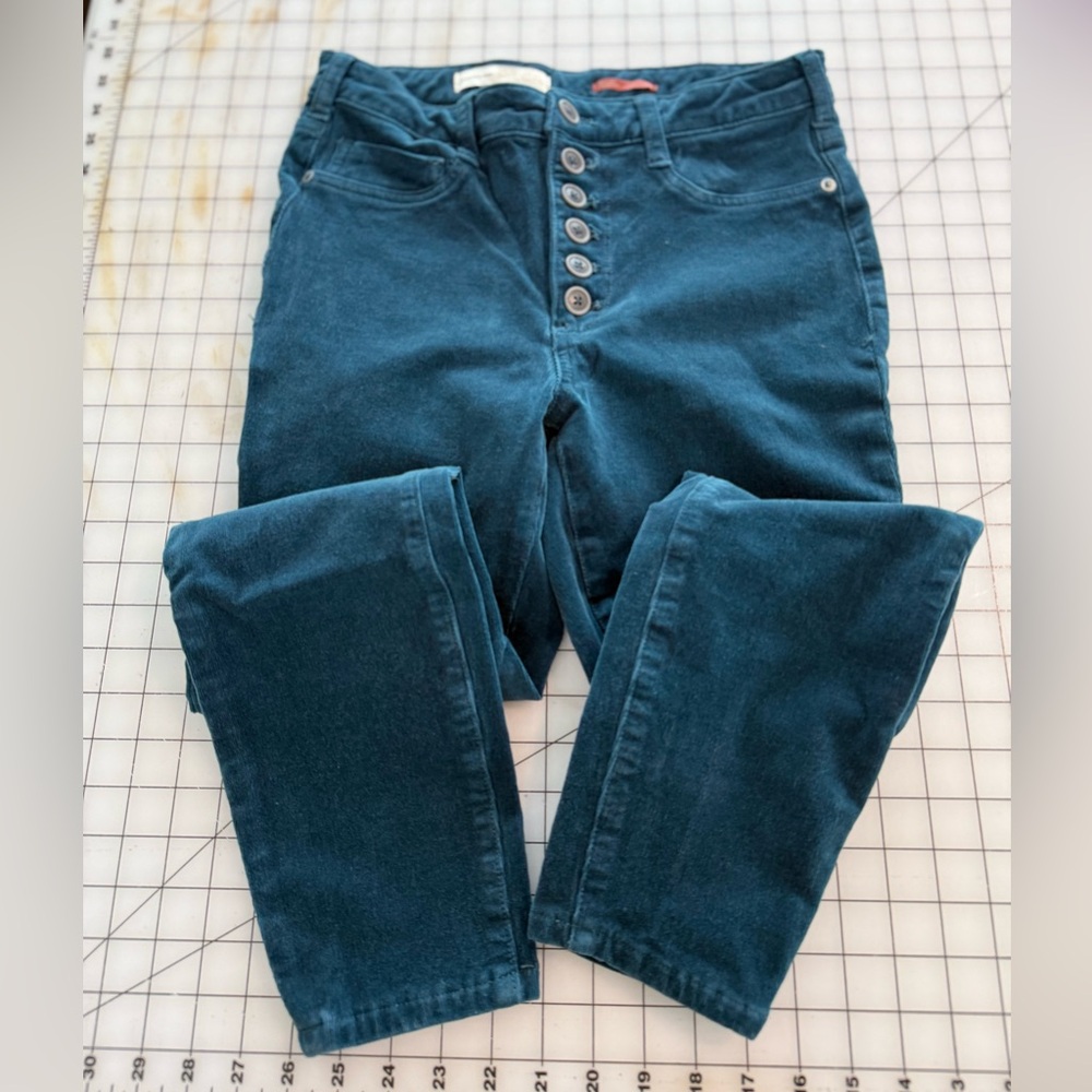 Anthropology Pilcro corduroy skinny jeans